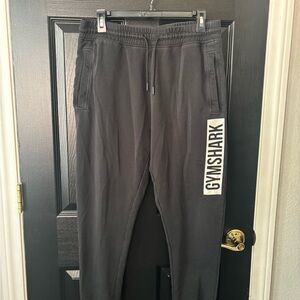 Gymshark Black Sweatpants with Elastic Waistband